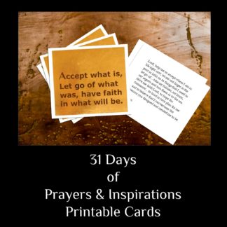 31 Days of Inspirations and Prayers of Encouragement - Bold & Gold