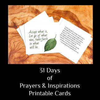 31 Days of Inspirations and Prayers of Encouragement - Botanical