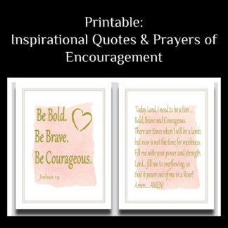 Inspirations + Prayer