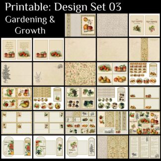Pretty Paper Design Set - 03-Gardening-Growth