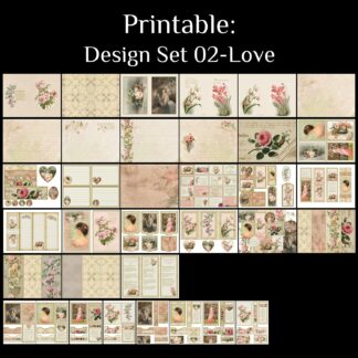 Pretty Paper Design Set - 02-Love