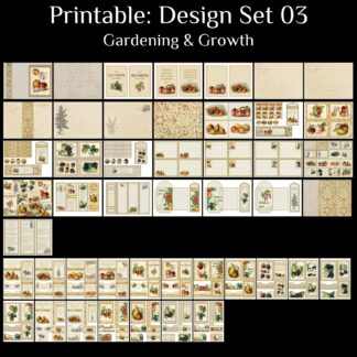 Pretty Paper Design Set - 03-Gardening-Growth