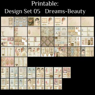 Pretty Paper Design Set - 05-Dreams & Beauty