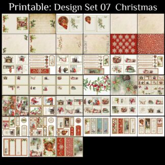 Pretty Paper Design Set - 07 Vintage Christmas