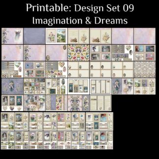 Pretty Paper Design Set - 09-Imagination & Dreams