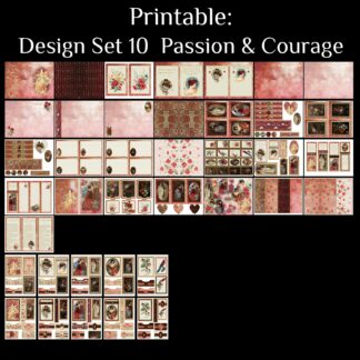 Pretty Paper Design Set - 10 - Passion & Courage