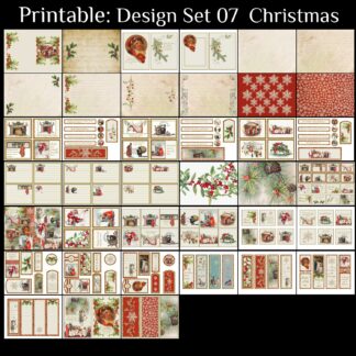 Pretty Paper Design Set - 07 Vintage Christmas