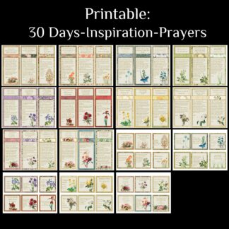 30 Days of Inspirations and Prayers of Encouragement
